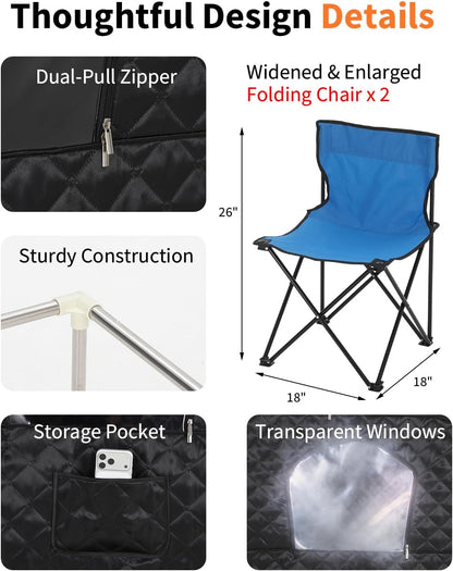 HeatMode™️ Luxury Portable Sauna
